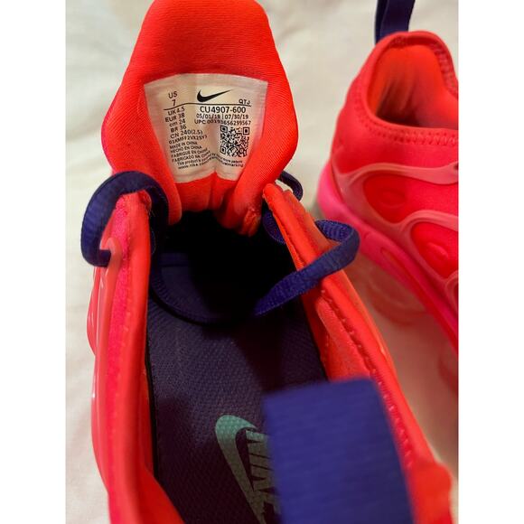 Nike Air VaporMax Plus Wmns 7 Pink/Crimson CU4907-600 Like New No Box - Picture 7 of 10
